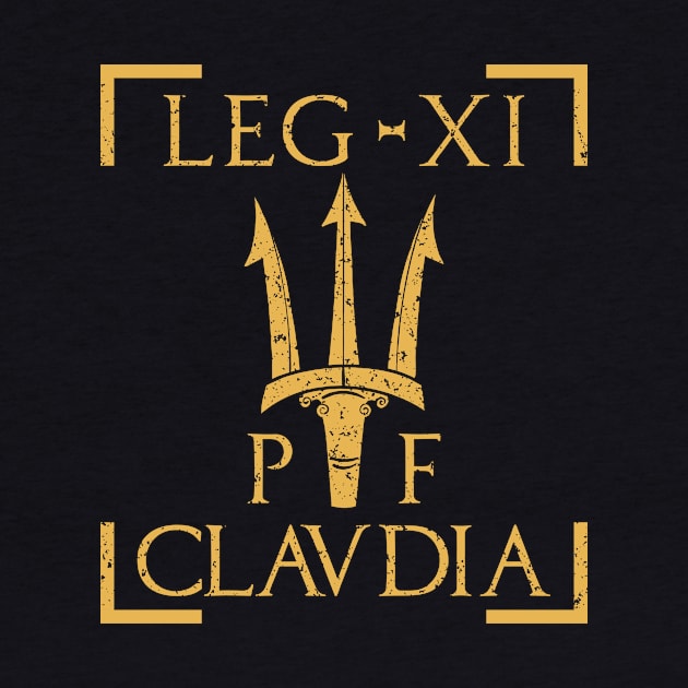 Legio XI Claudia Pia Fedelis Neptune Trident Roman Legion by zeno27